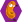 Bean Character on a purple hexagon