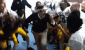 Happy Ted lasso dancing.gif