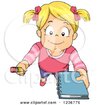 1236776-Clipart-Of-A-Blond-Girl-Asking-For-An-Autograph-Royalty-Free-Vector-Illustration.jpg