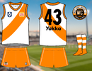 West Coast Eagles (Tangerine and White).png