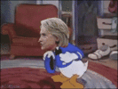Trump-Clinton-donald-duck-dance.gif