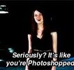Emma stone its like youre photoshopped seriously GIF on ...