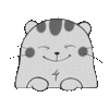 Cat happy thoughts.gif
