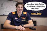Smiling athlete shares exciting news.webp