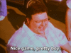 Newman nice game pretty boy.gif