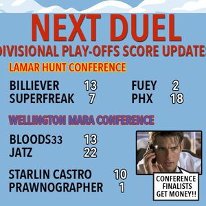 Next Duel Score update