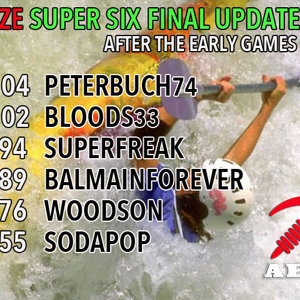 DZE Super Six Final Early games update