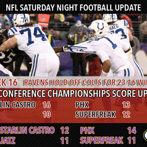 Week 16 Saturday Night Football