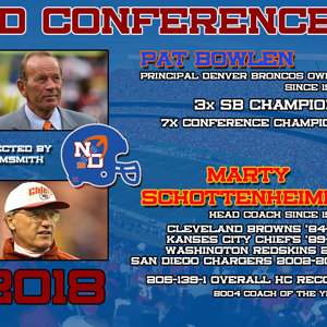 ND Conferences for the 2018 season