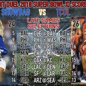 ND18 SB XI Late games