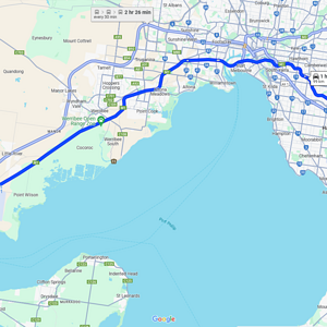Hawthorn to Kardinia.PNG