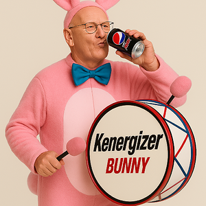 Ken hinkley as the kenergizer drinking a can of Pepsi maxx.png