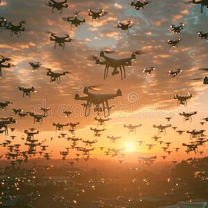 mass-drones-flying-coordination-sunset-sky-background-drone-swarm-technologies-mass-drones-fly...jpg
