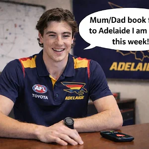 Smiling athlete shares exciting news.webp