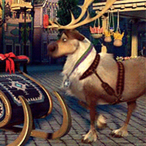 Happy Frozen Sven .gif